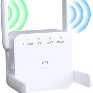WiFi Booster Extender 1200Mbps Signal Amplifier Indoor Repeater Long Range HS